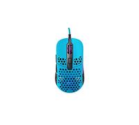 Xtrfy M42 RGB, souris filaire de gaming ultralégère, capteur 3389 Pixart ultramoderne, boîtier modulaire (2 dimensions incl.), rétro-éclairage RGB réglable, Miami Blue Edition