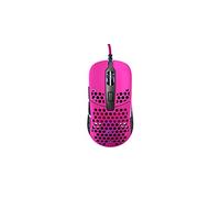 Xtrfy M42 RGB, souris filaire de gaming ultralégère, capteur 3389 Pixart ultramoderne, boîtier modulaire (2 dimensions incl.), rétro-éclairage RGB réglable, Pink Edition