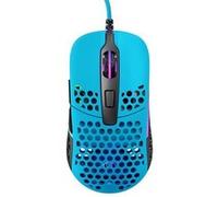 Xtrfy M42 RGB, souris filaire de gaming ultralégère, capteur 3389 Pixart ultramoderne, boîtier modulaire (2 dimensions incl.), rétro-éclairage RGB réglable, Miami Blue Edition