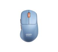 Xtrfy M64 - Souris - ergonomique - optique - 5 boutons - sans fil - 2.4 GHz - récepteur sans fil USB - bleu