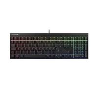 XTRFY MX 2.0S - Clavier - 100% - full size - rétroéclairé - USB - QWERTZ - Allemand - commutateur : CHERRY MX2A Red - noir