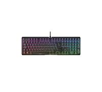 CHERRY XTRFY MX 3.1, clavier de jeu mécanique, Disposition française (AZERTY), rétro-éclairage RGB, boîtier alu, USB-A, MX2A BROWN Switches, noir