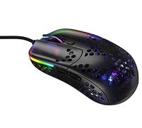 Xtrfy MZ1, souris filaire de gaming ultra-légère, capteur 3389 Pixart ultramoderne, forme exclusive pour une visée optimale, rétro-éclairage RGB réglable, Zy’s Rail Edition