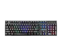 Xtrike Me Dream My Life Clavier rétroéclairé, Gaming, Clavier Membrane, KB-280, Noir/Rainbow