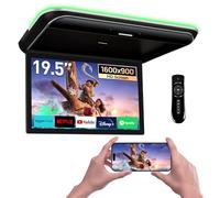 XTRONS Lecteur de voiture Android Octa Core de 19,5 pouces - Écran IPS large - Vidéo 8K - Haut-parleurs stéréo intégrés - Moniteur de voiture rabattable - Prise en charge 4G WiFi HDMI - Entrée USB RCA