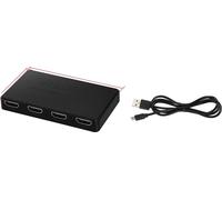 XTRONS Splitter HDMI, 1 entrée 4 sorties, résolution 4K Ultra, 1 entrée 4 sorties