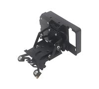 Xtufxkch Navigaton Plate Bracket pour TMAX 530 pour T-Max 2017-2020 Support Téléphone Navigation avec Port USB Chargeur sans Pare Brise De Moto(USB and Bracket)