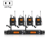 XTUGA IEM1200 Écouteurs intra-auriculaires pour chanteur de scène à quatre ceintures (norme américaine) - Émetteur 2 Bodypack