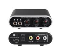 XTUGA PH3 Amplificateur de casque DAC stéréo mini carte son portable convertisseur audio USB type C vers RCA pour PC/PS4/PS5/Mac