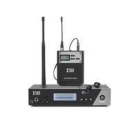 XTUGA Système de moniteurs Intra-Auriculaires sans Fil UHF à Canal Unique avec émetteur et récepteur pour la scène, Les Studios d'enregistrement, Les Musiciens