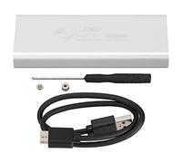 XTUJGJKV Adaptateur de boîtier SSD mSATA vers USB 3.0, boîtier Externe SSD avec Un débit de Transfert de 6 Gbps, boîtier en Alliage d’Aluminium pour SSD mSATA de 30 x 30 mm ou 30 x 50 mm,