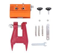 XTUJGJKV Kit d’affûtage pour tronçonneuse, Ensemble Portable d’affûtage à manivelle avec Support de Guidage, affûtage Rapide en 2 à 4 Secondes pour Une Utilisation en extérieur, Table à