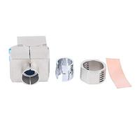 XTUJGJKV Module de réseau RJ45 blindé CAT8, sans outil de punch-down requis, connecteur de câble CAT8 en alliage de zinc avec cache anti-poussière pour le câblage intégré en ingénierie des