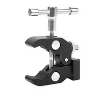 XTUJGJKV Pince à Griffe de Crabe à Bras articulé avec vis 1/4 et Monture à Froid, Pince pour Appareil Photo réglable pour DSLR et Moniteur, Pince en Alliage d’Aluminium avec Une Ouverture
