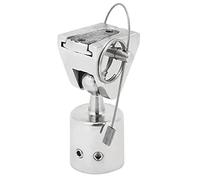 XTUJGJKV Support de charnière de Pont de Bateau Rotatif, matériel Marin en Acier Inoxydable, connecteur de charnière pivotant à 360 degrés avec résistance, Facile à Installer pour Tous Les (25MM)