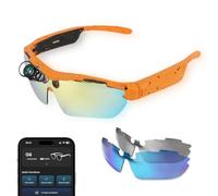 XTUOSHP AI Smart Lunettes de sport avec appareil photo 8 Mpx, lunettes
