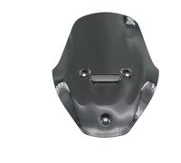XTVKFWJAB 1 Pièce De Carénage Avant De Moto, Pare-Brise, Déflecteur De Vent en Plastique, Compatible avec Ducati Diavel V4 2023 2024 2025(Black)