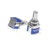 XTVKFWJAB 5 pièces RS1010 15mm interrupteur rotatif à arbre prune 1P 2/3/4/5 Position 2P 2 positions sélecteur de changement de vitesse(1 Pole 6)