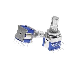 XTVKFWJAB 5 pièces RS1010 15mm interrupteur rotatif à arbre prune 1P 2/3/4/5 Position 2P 2 positions sélecteur de changement de vitesse(2 Pole 3)
