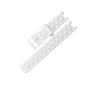 XTVKFWJAB Accessoires de montre Bracelet en résine Compatible avec Swatch Kids caoutchouc PU FlikFlak Sports Boucle ceinture d'étanchéité(White)