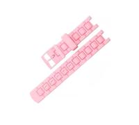 XTVKFWJAB Accessoires de montre Bracelet en résine Compatible avec Swatch Kids caoutchouc PU FlikFlak Sports Boucle ceinture d'étanchéité(Pink)