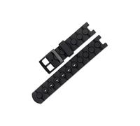 XTVKFWJAB Accessoires de montre Bracelet en résine Compatible avec Swatch Kids caoutchouc PU FlikFlak Sports Boucle ceinture d'étanchéité(Black)