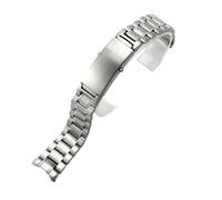 XTVKFWJAB Accessoires de montre compatibles avec les bracelets de montre Omega Seamaster 300 Ocean Universe 600 Observatory en acier inoxydable 316L massif 22 mm et 20 mm(5 bead silver,22mm)