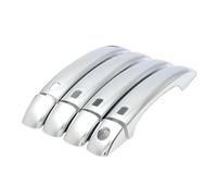 XTVKFWJAB Autocollant chromé en fibre de carbone for poignée porte voiture, compatible avec Audi Q5 2008, 2009, 2010, 2011, 2012, 2013, 2014, 2015, 2016(Silver)