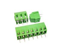 XTVKFWJAB Bornier PCB à vis épissable 3.5/3.81mm, 20 pièces, KF 128L KF128-3.5/3.81 300V/10A 2-4 broches(KF128L-3.5mm,10 PCS_2P)