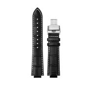 XTVKFWJAB Bracelet compatible avec Maserati R8821108025 R8851108002, bracelet de montre for homme, bracelet Trident à ouverture surélevée, 21 mm, 24 mm, accessoires(White line SK,24mm)