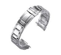 XTVKFWJAB Bracelet de luxe en acier inoxydable massif avec boucle déployante 20 mm, compatible les montres plongée Rolex Water Ghost Daytona for hommes. Accessoires