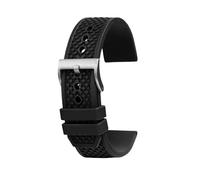 XTVKFWJAB Bracelet de montre Citizen Blue Angel AT8020 première génération, en caoutchouc fluoré, étanche, bleu, AT8020-54L(Black silver)