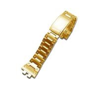 XTVKFWJAB Bracelet de montre compatible avec Casio G-Shock GMW-B5000, bracelet en acier massif, petit bracelet carré, accessoires de montre, chaîne de montre(Gold)