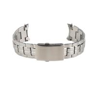 XTVKFWJAB Bracelet de montre en acier inoxydable 22 mm, interface Arc, métal argenté noir, compatible avec la série CASIO EDIFICE EFB-540(Silver)