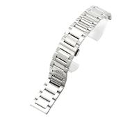 XTVKFWJAB Bracelet de montre en acier inoxydable 316L massif, compatible avec les bracelets Casio Steel Belt EFR-303L EQB-501 EFS-S500/S510 for homme(GD-01(LG)-Steel,18mm)