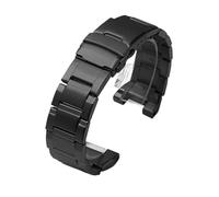 XTVKFWJAB Bracelet de montre en acier inoxydable compatible avec Casio G-Shock G-STEEL GST-W300G S300G 400G B100 S310, bracelet rechange métal for homme outil(Black)