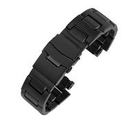 XTVKFWJAB Bracelet de montre en acier inoxydable compatible avec Casio PROTREK PRW-6000 PRW-6100Y PRW-3000 3100 PRG-300 sport extérieur(Black plastic steel)