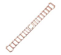 XTVKFWJAB Bracelet de montre en acier inoxydable compatible avec les montres CK K3G231/6 K2G231 K2Y2Y1/6, bracelet tendance for femme, accessoires embout 16 mm(Rose gold)