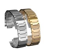 XTVKFWJAB Bracelet de montre en acier inoxydable compatible avec Tissot 1853 PRX Super Player T137407 T137410A, bracelet métal for homme, libération rapide(Gold,12mm)