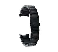 XTVKFWJAB Bracelet de montre en acier inoxydable massif 22-24mm, compatible avec la Tag Heuer Carrera CBN2A1D, bracelet for homme métal série WAY201S(Black,22mm width)