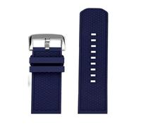XTVKFWJAB Bracelet de montre en caoutchouc compatible avec la série Tissot Daredevil Black Warrior T125617, accessoires for hommes, 22 mm, style à dégagement rapide(Silver Yellow)