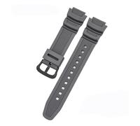 XTVKFWJAB Bracelet de montre en caoutchouc et silicone 18 mm compatible avec Casio G-Shock AQ-S810W/S800W AE-1000W 1200 SGW-400H/300H/500H W-735H W-216H(Grey B)
