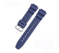 XTVKFWJAB Bracelet de montre en caoutchouc et silicone 18 mm compatible avec Casio G-Shock AQ-S810W/S800W AE-1000W 1200 SGW-400H/300H/500H W-735H W-216H(Navy Blue S)