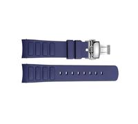 XTVKFWJAB Bracelet de montre en caoutchouc étanche compatible avec Mido Multifort TV M049.526, 22 mm, interface incurvée, accessoires silicone(Black Gray)