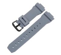 XTVKFWJAB Bracelet de montre en caoutchouc qualité supérieure, compatible avec Casio G-Shock GM2100 GA2100 DW5600GM GA 2100 DW6900, accessoires bracelets silicone 16 mm(Grey-black)