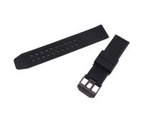 XTVKFWJAB Bracelet de montre en caoutchouc silicone 23 mm compatible avec Luminox 3051 3150 3080 8800, boucle ceinture for hommes et femmes, accessoires(Black buckle)