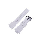 XTVKFWJAB Bracelet de montre en résine for femme 14 mm, compatible avec Casio G BA-110 112 100 130 5538, bracelet sport brillant caoutchouc, accessoires(Silver Yellow)