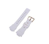 XTVKFWJAB Bracelet de montre en résine for femme 14 mm, compatible avec Casio G BA-110 112 100 130 5538, bracelet sport brillant caoutchouc, accessoires(Purple Green)