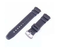 XTVKFWJAB Bracelet de montre en résine for homme 18 mm, compatible avec Casio AE-1200 SGW-300/400 MWR-200 W218h, boucle ceinture caoutchouc, accessoires(Coal Black)