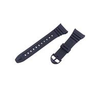 XTVKFWJAB Bracelet de montre en résine for homme, compatible avec Casio W-96H W-96H-1B, bracelet de montre sport en silicone noir for femme, accessoires de montre électronique